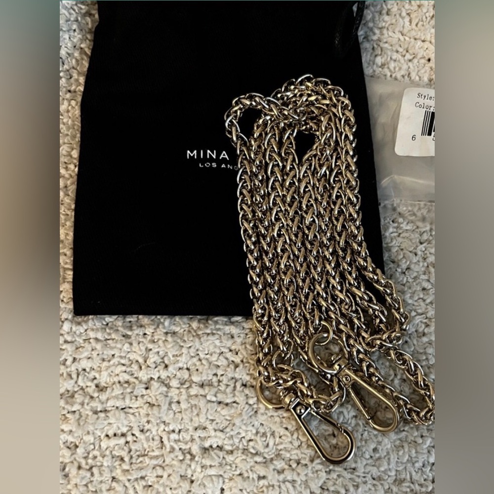 Gold Chain Purse Strap